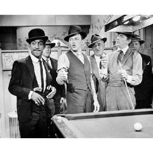  Frank Sinatra, Sammy Davis Jr., & Dean Martin 12x16 B&W 