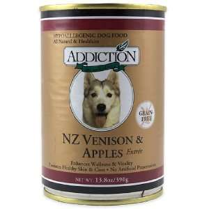  Addiction Venison and Apples, Dog Food, 13.8 oz.: Pet 