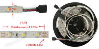 5M 5050 RGB SMD Flexible LED Strip Light 60Leds/M  