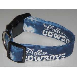  NFL Dallas Cowboys Football Dog Collar Medium 1 