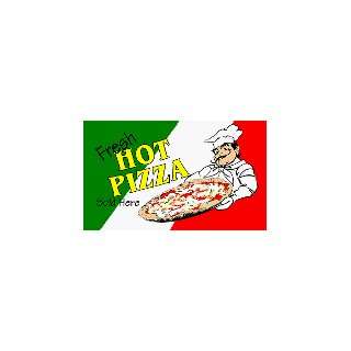  Fresh Hot Pizza Flag: Sports & Outdoors