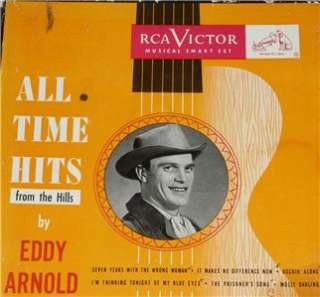 RCA Victor Musical Smart Set All Time Hits by Eddy Arnold 45s Green 