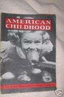 Vintage Magazine American Childhood October 1941  