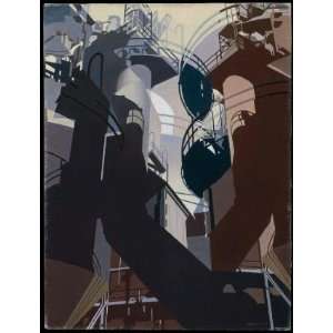     Charles Sheeler   24 x 32 inches   Ore Into Iron