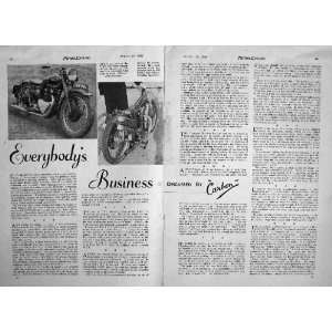   MOTOR CYCLE MAGAZINE 1946 MATCHLESS SNEYD CLISBY RUDGE: Home & Kitchen