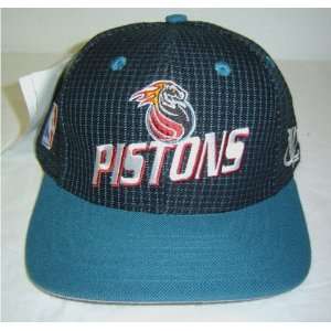  New! Logo Athletic NBA Detroit Pistons Snapback Cap w 