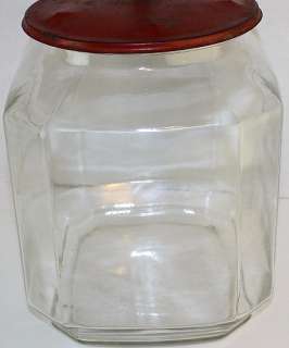 Vintage Taylor Biscuit Co. Embossed Country Store Jar  
