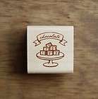 chocolate rubber stamps  