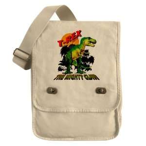   Field Bag Khaki T Rex Dinosaur The Mighty Claw 