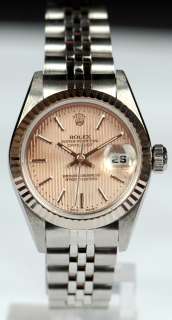 Rolex Ladies Datejust Copper Dial Ref 69174 Wrist Watch  