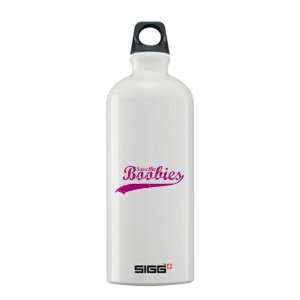 Sigg Water Bottle 0.6L Cancer Save the Boobies Breast Cancer Awareness 