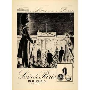  1937 French Ad Soir de Paris Evening in Paris Perfume 