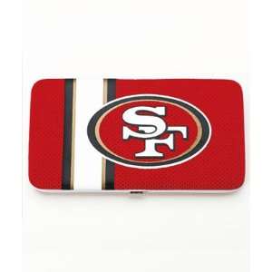 San Francisco 49ers Wallet Flat Hard Case Football Brand New