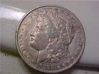 1878 CC Morgan Dollar silver coin #47  