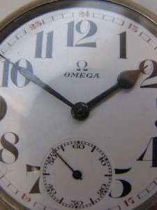 Antique Omega Railroad approved Chronometer pock. watch  