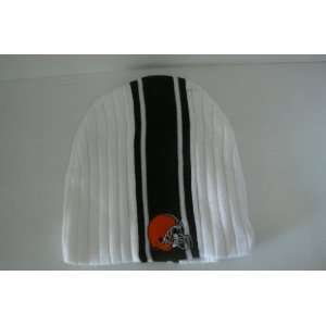  NFL Cleveland Browns Striped Beanie Hat Ski Skull Cap Lid 