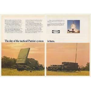   Raytheon Patriot Mobile Firing Platoon 2 Page Print Ad (49184) Home