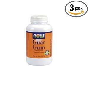 NOW Foods Guar Gum Powder, 8 Ounces (Pack of 3) Health 