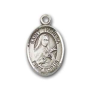   or Lapel Badge Medal with St. Theresa Charm and Pin Brooch with Cross