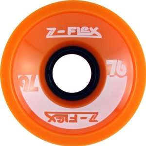  Z Flex 69mm Orange Longboard Wheels (Set Of 4): Sports 