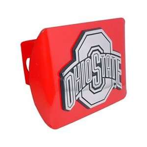  Ohio State University Buckeyes Red Trailer Hitch Cover 