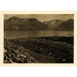   Arctic Coal Company Mountain   Original Halftone Print