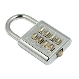  Digit Push Button Combination Password Lock Padlock: Home Improvement
