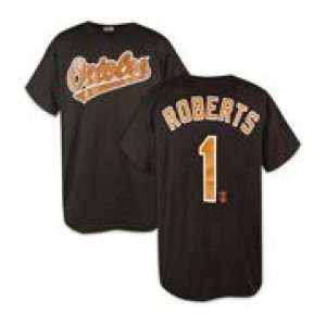  Men`s Baltimore Orioles #1 Brian Roberts Name and Number 