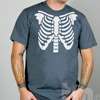 karate kid skeleton ribs t shirt show no mercy in this classic 