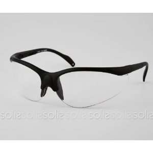  Eye Candy Eyewear   Black Frame Safety Glasses with Clear Lens 