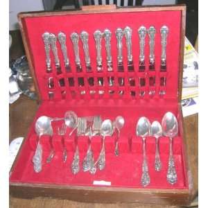  King Edward Silver Tableware Set, 58 Pieces Everything 