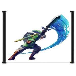  Legend of Zelda Skyward Sword Game Fabric Wall Scroll 