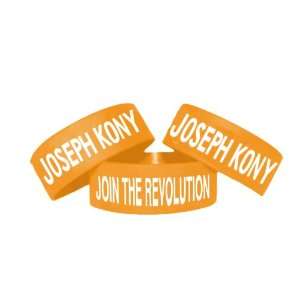   2012 Join The Revolution (1pcs) Silicone Wristbands (Orange) 1 Inch