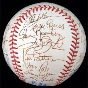   : 1989 White Sox Team 27 SIGNED Brown MLB Baseball: Sports & Outdoors
