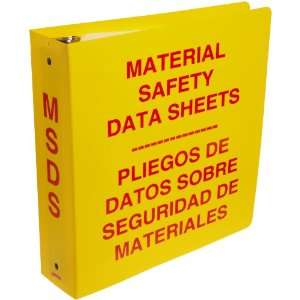   Binder, Legend Material Safety Data Sheets In English And Spanish