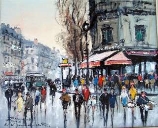 LISTED ARTIST Gerhard Cohn Roemers FRENCH PARIS STREET  