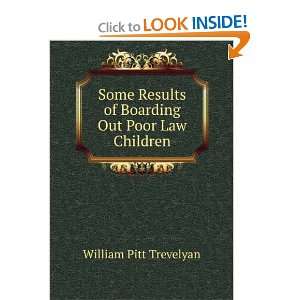   Out Poor Law Children William Pitt Trevelyan  Books