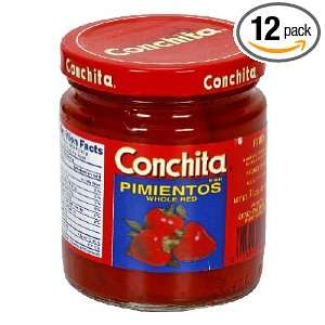 Conchita Foods Pimentos, Fancy Red, 7.50 Ounce (Pack of 12)  