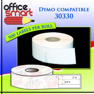 500 DYMO Labels Endicia 30330 Return Address 3/4 X 2  