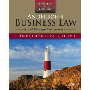   Edition (Andersons Business Law & [Hardcover] David P. Twomey Books
