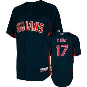 Shin Soo Choo Jersey: Adult Majestic Navy/Scarlet Authentic Cool 