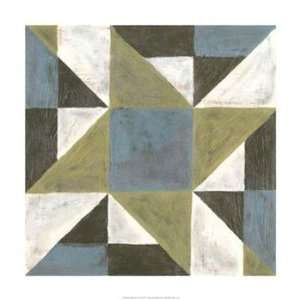 Patchwork Tile I   Poster by Vanna Lam (24x24) 