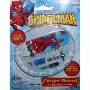  The Amazing Spider Man 96mm Fingerboard: Toys & Games