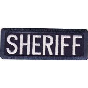  SHERIFF Police Quality Embroidered Biker Vest Patch 
