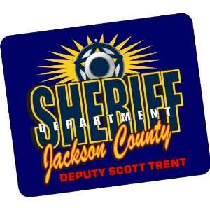  Personalized Sheriff Dept Mouse Pad   Personalized With Department 