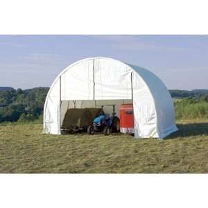  ShelterLogic 30 Ft.W Round Style Instant Garage   Standard 