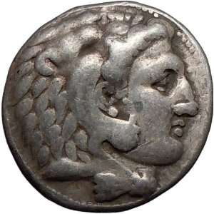 ALEXANDER III the GREAT 323BC Ancient Silver Greek Coin Under PHILIP 