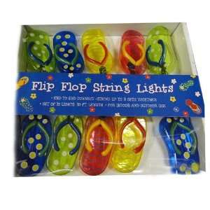 10 Flip Flop String Lights Beach Party Luau 10 Feet Long 