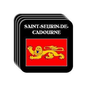 Aquitaine   SAINT SEURIN DE CADOURNE Set of 4 Mini Mousepad Coasters