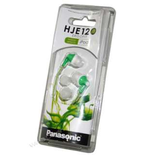 Panasonic RP HJE120 G In Ear Earbud Ergo Fit Headphone (Green)   Brand 
